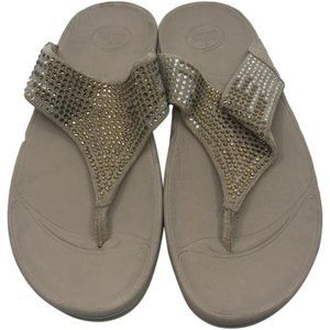 Fitflop Sandals with Gold and Silver Accents